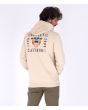 Hombre con Sudadera polar de capucha Hurley Bengal Fleece beige