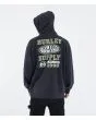 Hombre con Sudadera oversize de capucha Hurley Encore Negra posterior