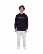 Hombre con Sudadera de capucha Hurley Toledo Basic Negra ajuste clásico
