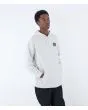 Hombre con sudadera de capucha con forro polar Hurley Progress Gris Claro derecha