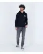 Hombre con Sudadera de capucha Hurley Seaside Negra frontal