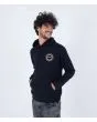 Hombre con Sudadera de capucha Hurley Seaside Negra lateral