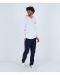 Hombre con sudadera de capucha Hurley Seaside Blanca ajuste
