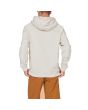 Hombre con Sudadera de capucha Lightning Bolt Landscape Wide Fog posterior