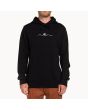 Hombre con sudadera de capucha Element Peanuts Trekking en color negro frontal