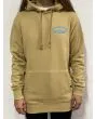 Sudadera con capucha Mission Unisex en color mostaza frontal 