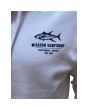 Hombre con Sudadera de capucha Mission Logo Atún Blanca Unisex serigrafía