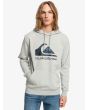 Hombre con Sudadera de capucha Quiksilver Big Logo Gris