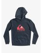 Sudadera con capucha Quiksilver Big Logo Youth Azul Marino para niños de 8 a 16 años
