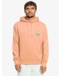 Hombre con Sudadera de capucha Quiksilver QS Bubble Stamp Crema