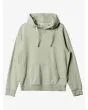 Sudadera orgánica con capucha Quiksilver Trip Away verde para hombre