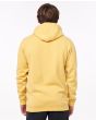 Hombre con Sudadera con forro polar y capucha Rip Curl Radiate Amarilla posterior
