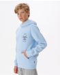 Niño con sudadera de capucha Rip Curl Boys Search Icon azul celeste lateral