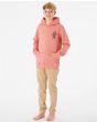 Niño con Sudadera de capucha Rip Curl Search Icon Youth Rosa frontal
