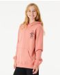 Niña con Sudadera de capucha Rip Curl Search Icon Youth Rosa lateral