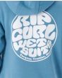 Niño con Sudadera de capucha Wetsuit Icon azul logo Wetsuit