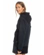 Mujer con Sudadera de capucha Roxy Surf Stoked Negra posterior