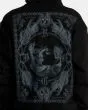 Hombre con sudadera de capucha RVCA Chefs Kiss Negra estampado espalda