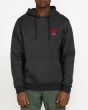 Hombre con sudadera de capucha RVCA Dynasty en color gris 