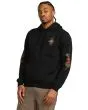 Hombre con Sudadera con capucha RVCA Shock Squad Negra lateral