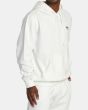 Hombre con Sudadera de capucha RVCA VA Essential Blanca derecha