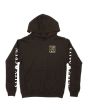 Sudadera con capucha Salty Crew Ink Slinger Boys negra para niño frontal