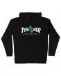 Sudadera con capucha Santa Cruz x Thrasher Screaming Logo Negra para hombre