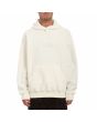 Hombre con sudadera polar con capucha y forro de borreguillo Volcom ISO91 Blanca