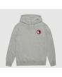 Sudadera con capucha Town and Country Ying Yang Logo para hombre en color gris 