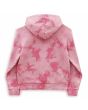 Sudadera con capucha Vans Cloud Wash rosa para niña de 8 a 14 años posterior