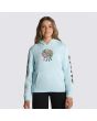 Niña con Sudadera de capucha Vans BFF Elevated Minds Azul celeste 