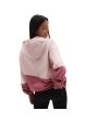Mujer con Sudadera con capucha Vans Blocked Off Peach Whip rosa posterior