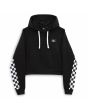 Sudadera sin cierre con capucha Vans Boom Boom Check Negra para mujer