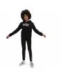 Niña con Sudadera de capucha Vans Girls Flying V Negra  frontal 