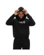 Mujer con sudadera de capucha Vans Flying V Boxy Negra