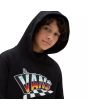 Niño con Hoodie Vans Hole Shot negro capucha 