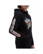 Niño con Sudadera de capucha Vans Hole Shot negra gráficos