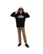 Niño con sudadera de capucha Vans OTW negra frontal