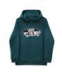 Sudadera con capucha Vans OTW azul turquesa para niños de 8 a 14 años