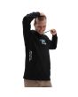 Hombre con hoodie polar Vans Sketchy Past negra 