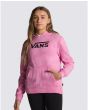 Niña con Sudadera de capucha Vans Sky Wash rosa tie dye