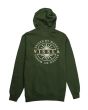 Sudadera polar con capucha Vissla Spark Eco verde para hombre posterior