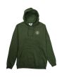 Sudadera polar con capucha Vissla Spark Eco verde para hombre frontal