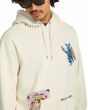 Hombre con Sudadera de capucha Volcom FA Bob Mollema 2 Beige Claro embellecedores metálicos