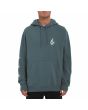Hombre con sudadera de capucha Volcom Iconic Stone Dark Slate
