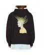 Hombre con sudadera de capucha Volcom Featured Artist Justin Hager negra