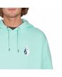 Hombre con Sudadera de capucha Volcom Puffstone Bottle Green estampado
