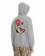 Hombre con sudadera de capucha Volcom Seth Conboy Gris gráfico espalda