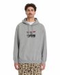 Hombre con sudadera de capucha Volcom Seth Conboy Gris frontal