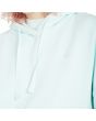 Mujer con Sudadera de capucha Volcom Stone Heart II Pale Aqua bordado Stone